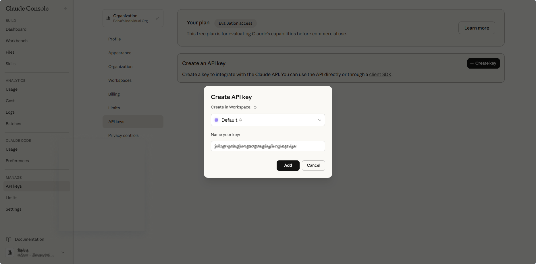 Anthropic ステップ 2