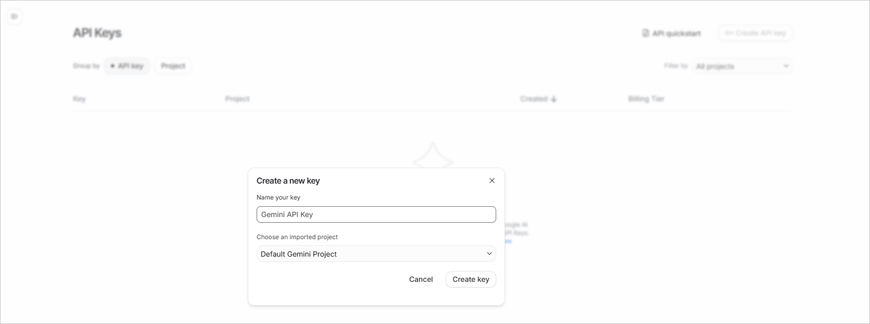 Google Gemini ステップ 2